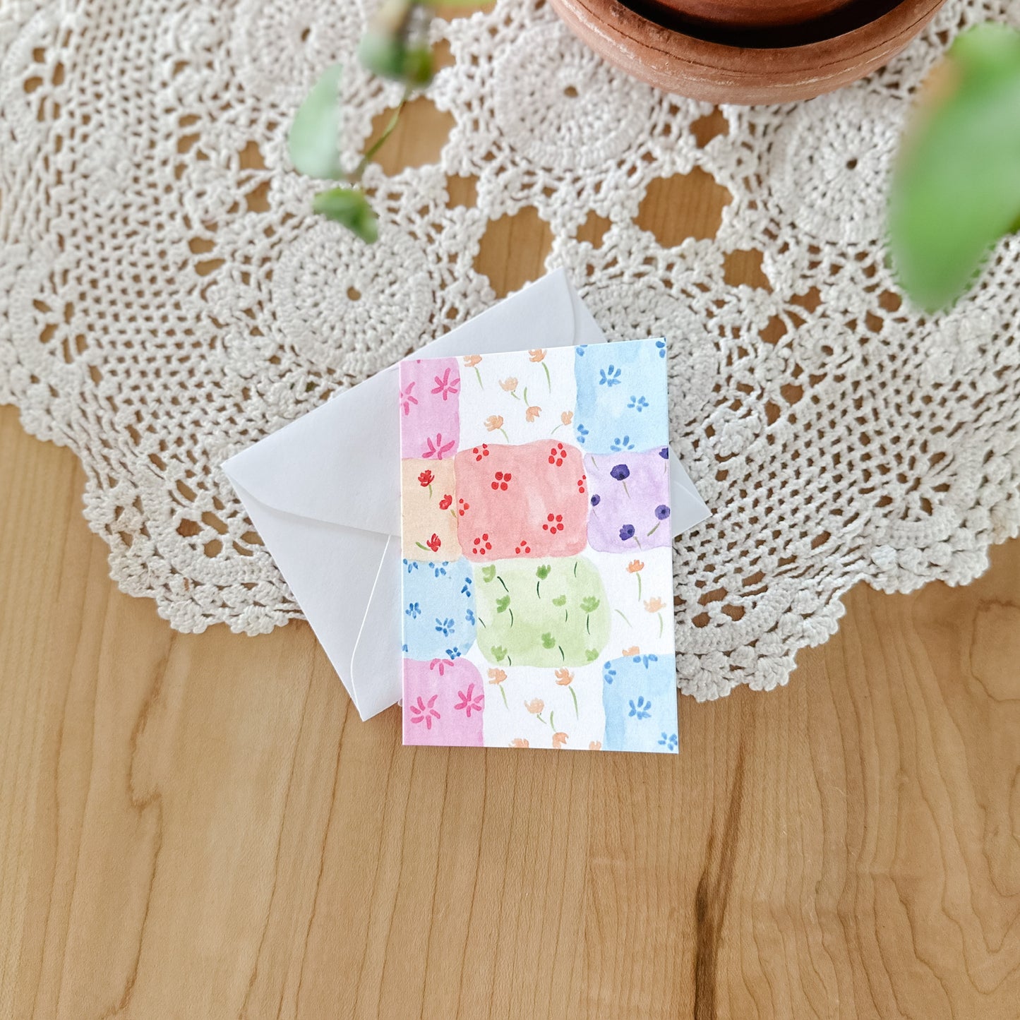 Patchwork Florals | Mini Card
