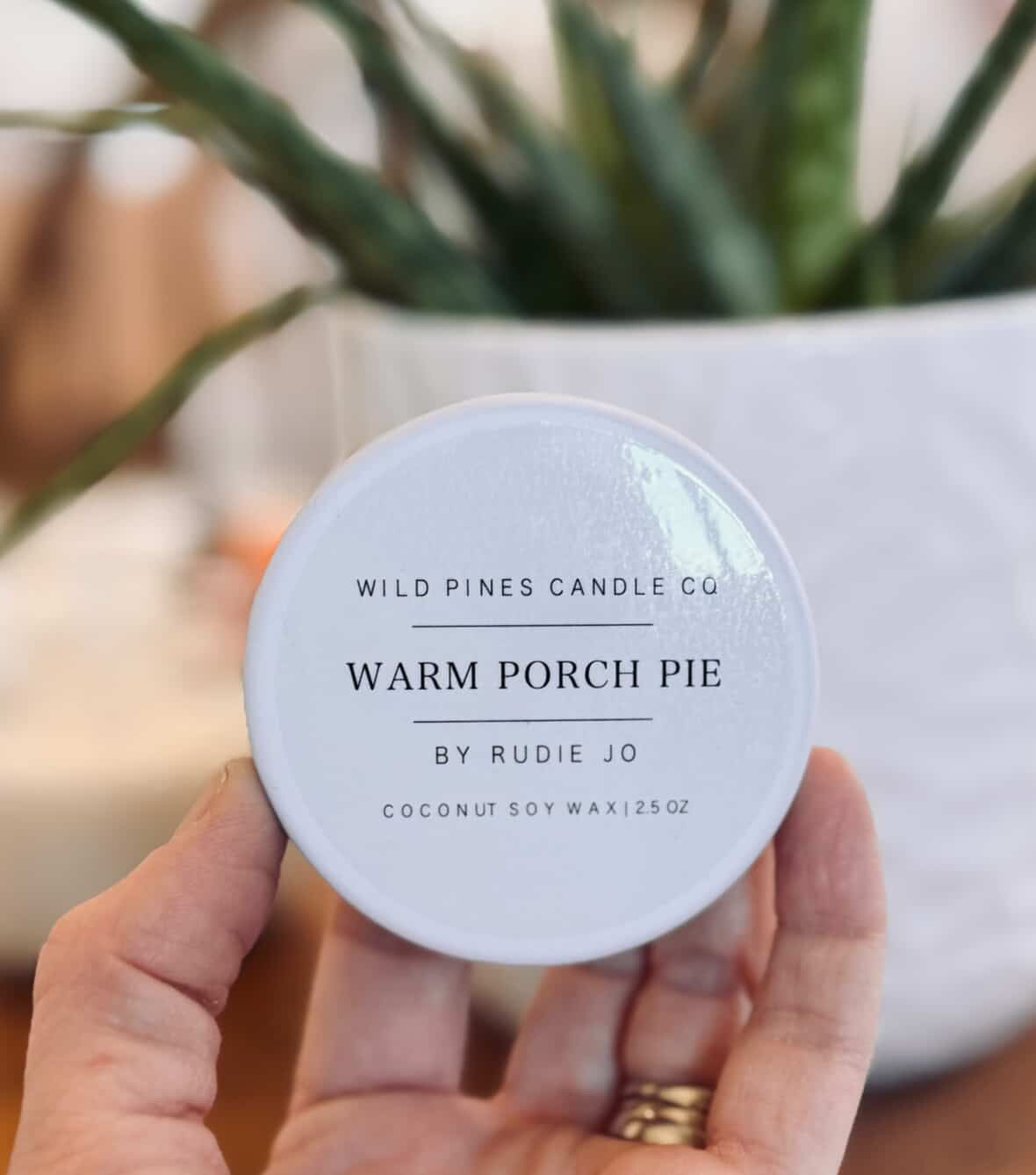 Warm Porch Pie Candle | Rudie Jo