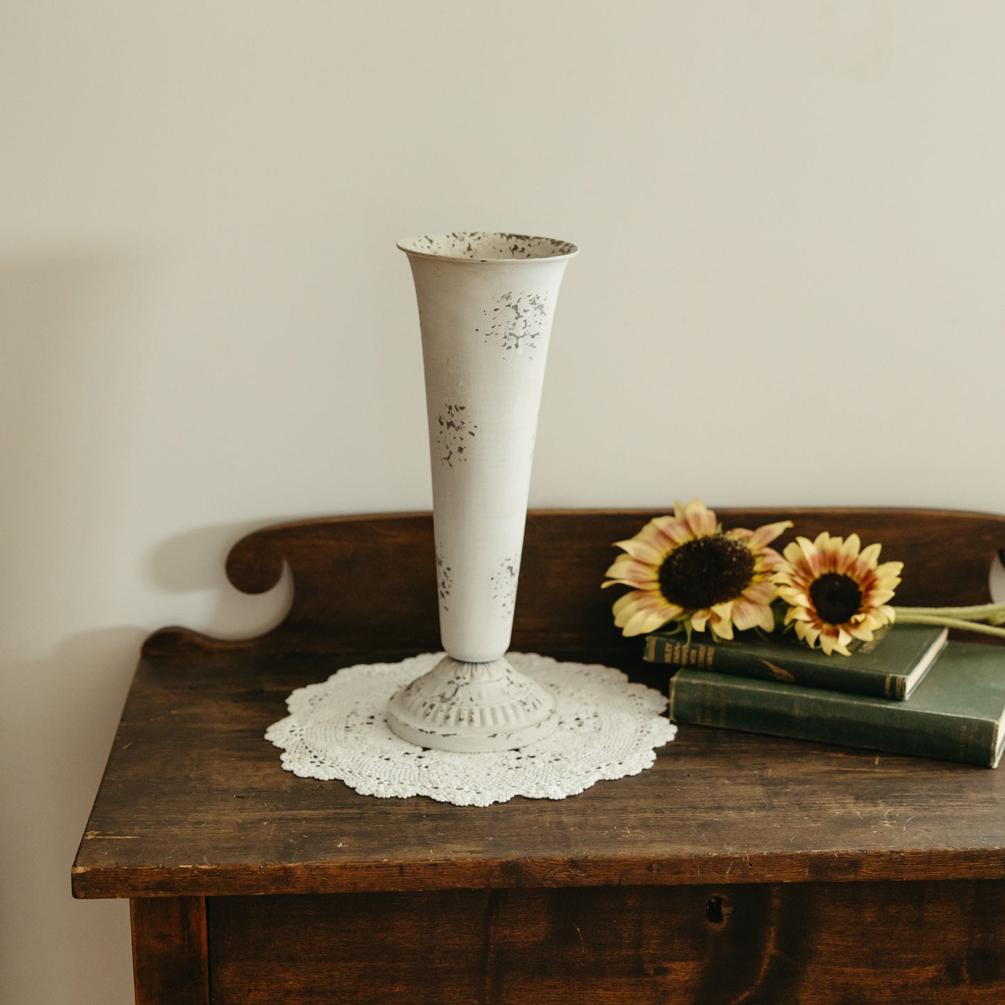 Tall Metal Antique Vase | 2 sizes