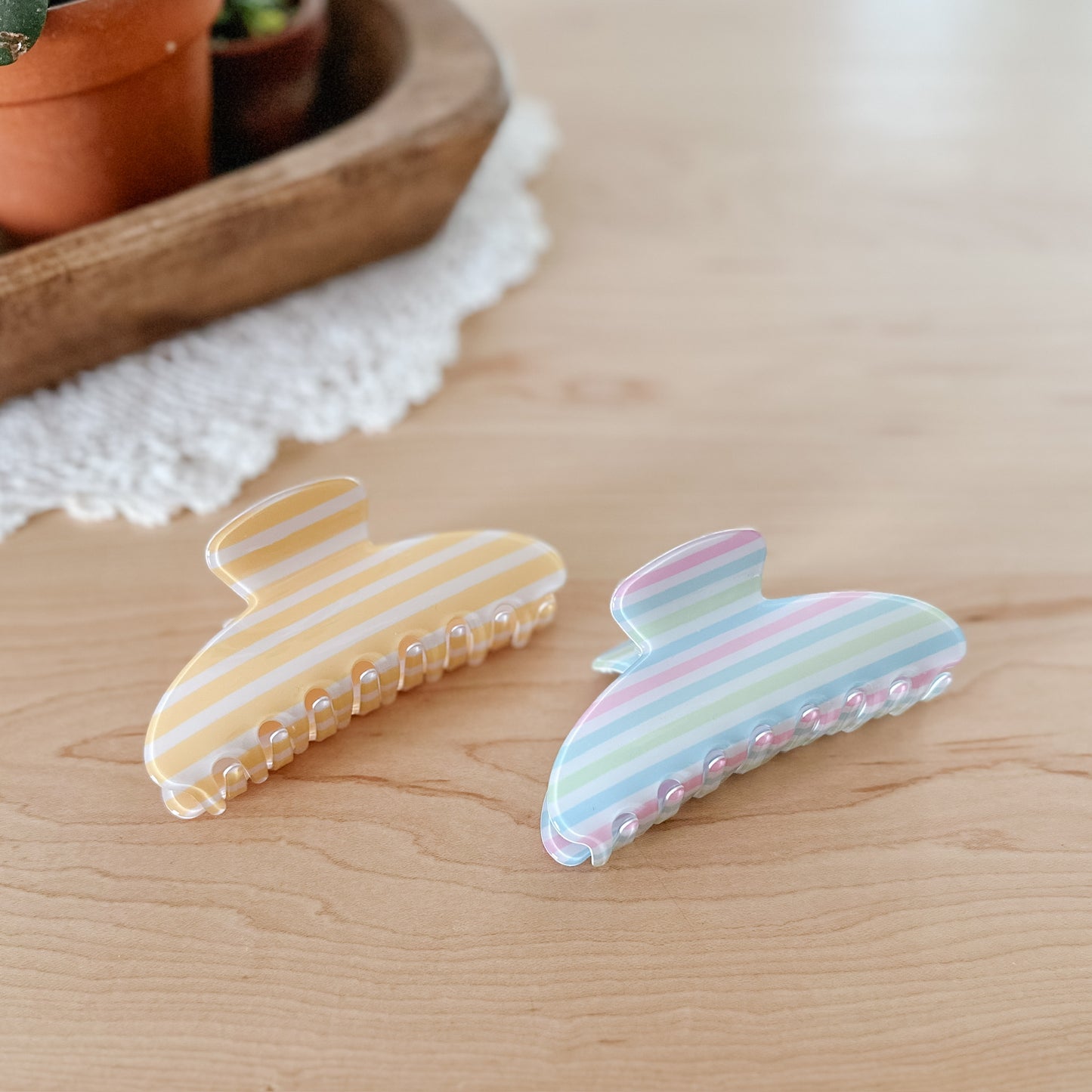 Striped Claw Clips | 2 options