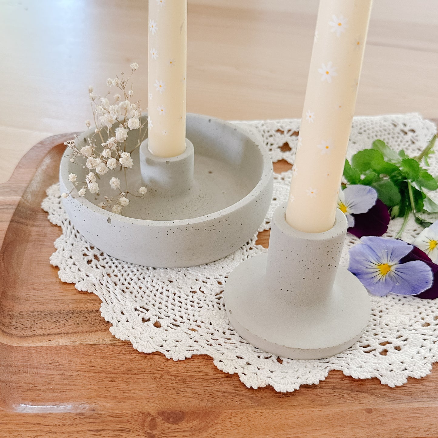 Concrete Candle Stick Holder | Small