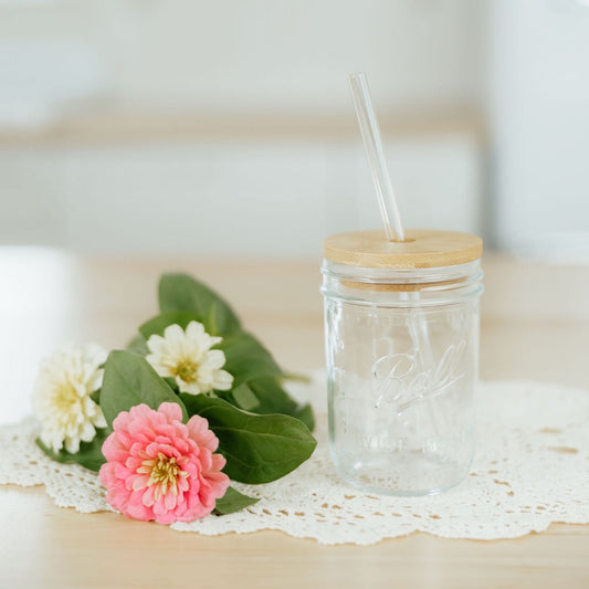 Ball Mason Jar | 14 oz (Wide Mouth) | Tumbler SET