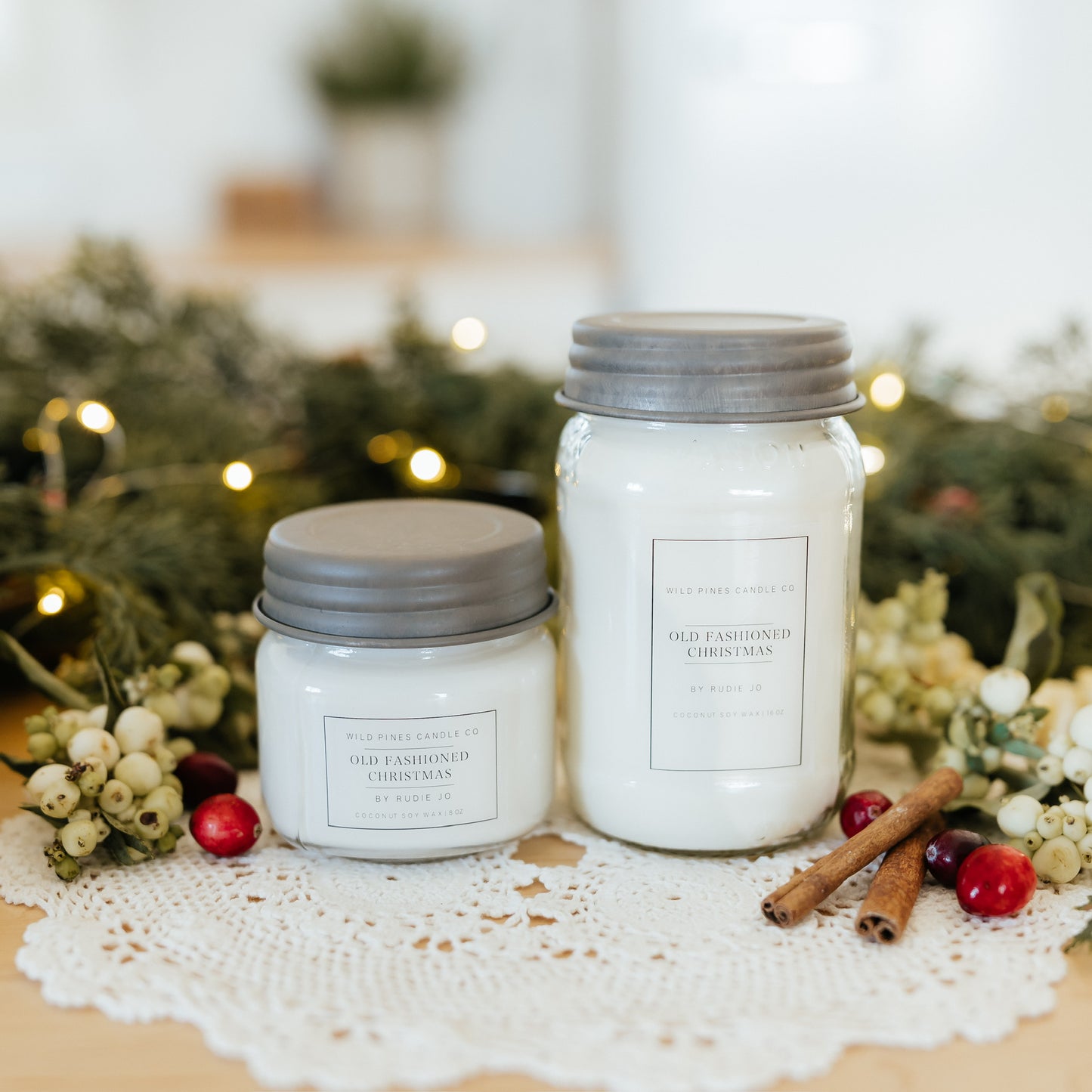 Old Fashioned Christmas Candle | Rudie Jo