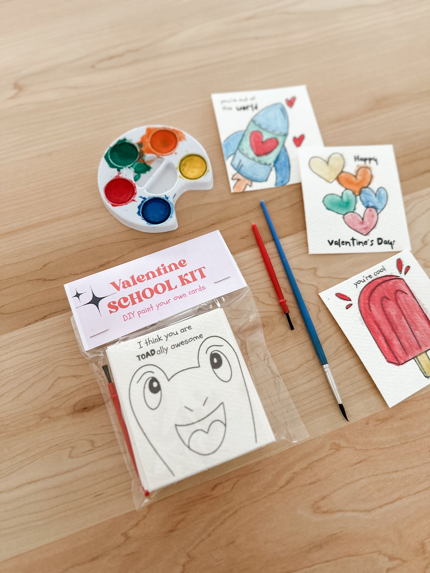 Valentine Cards School Kit