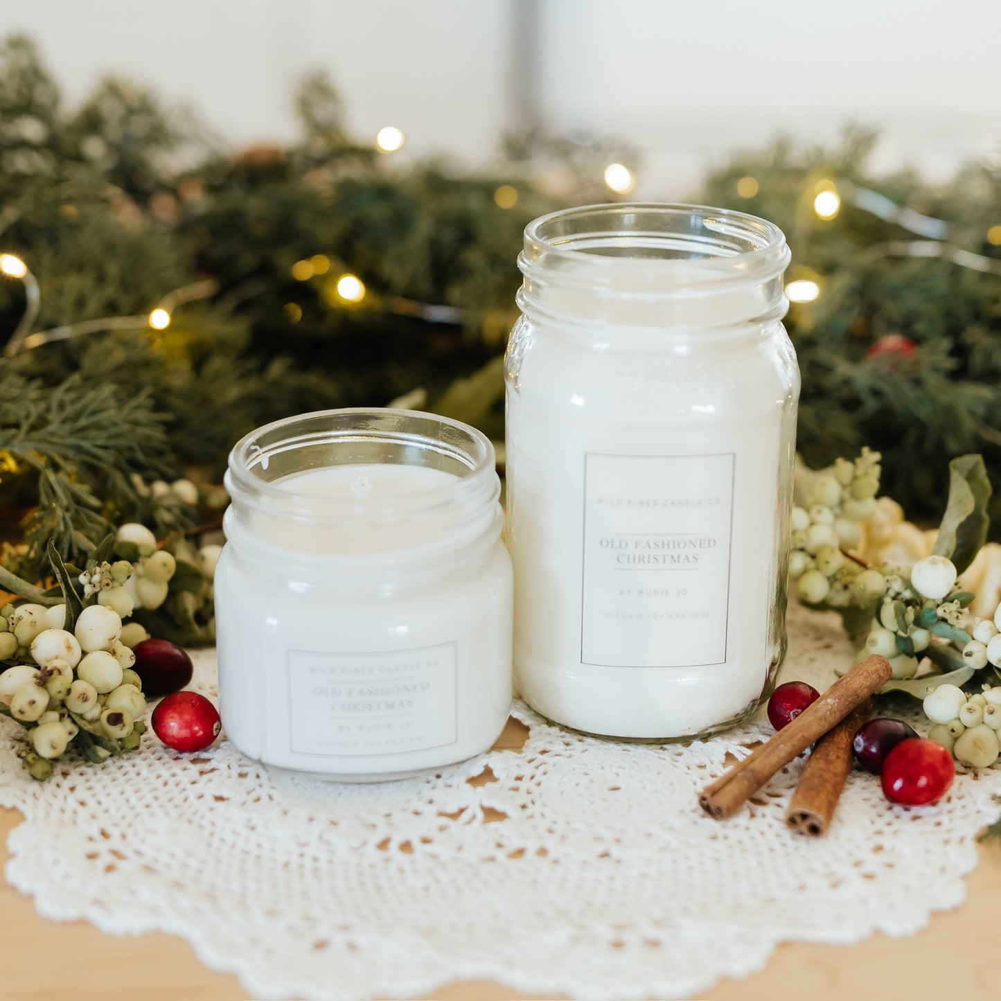 Old Fashioned Christmas Candle | Rudie Jo