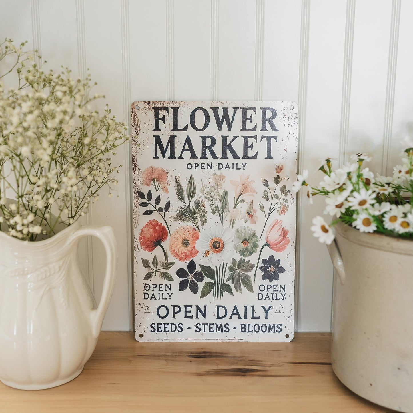 Flower Market | Tin Sign