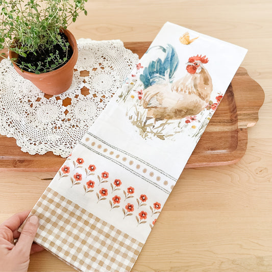 Chicken Dishtowel