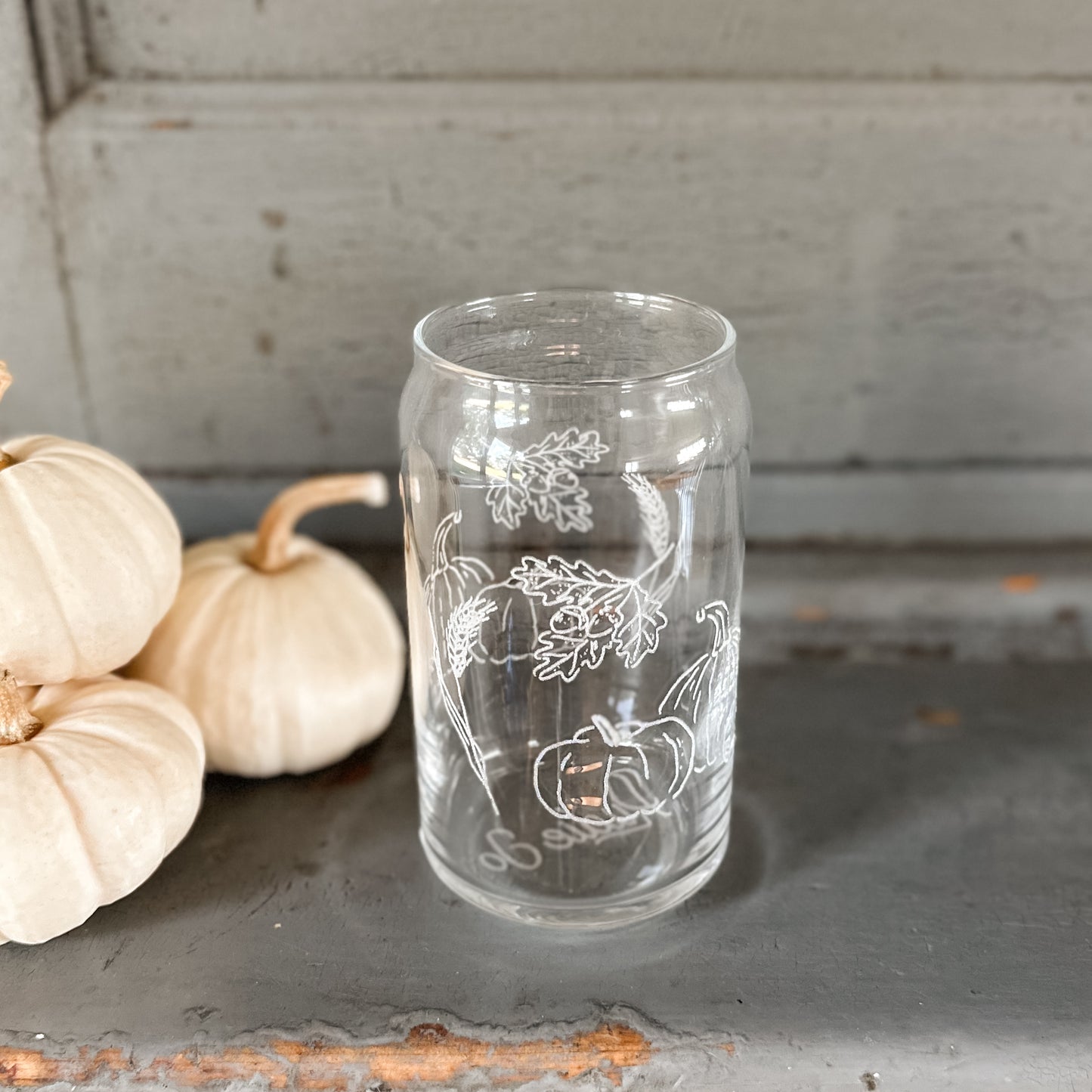 Fall Drinking Glass | 16 oz.