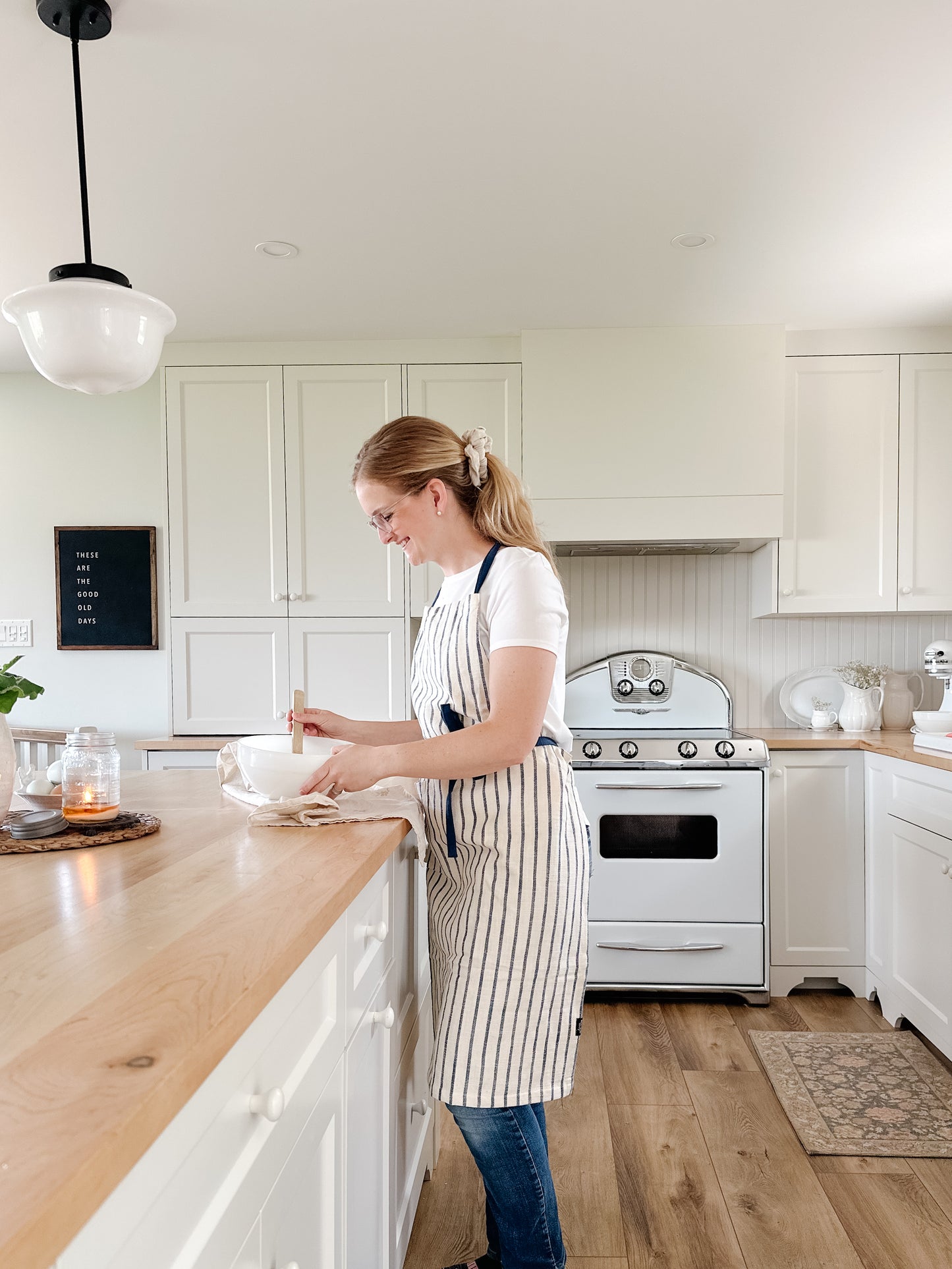 Striped Vintage French Apron