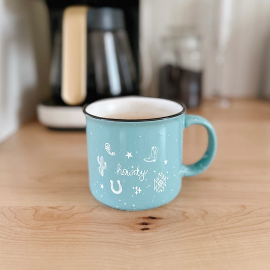 Howdy | 16 oz. Camper Mug