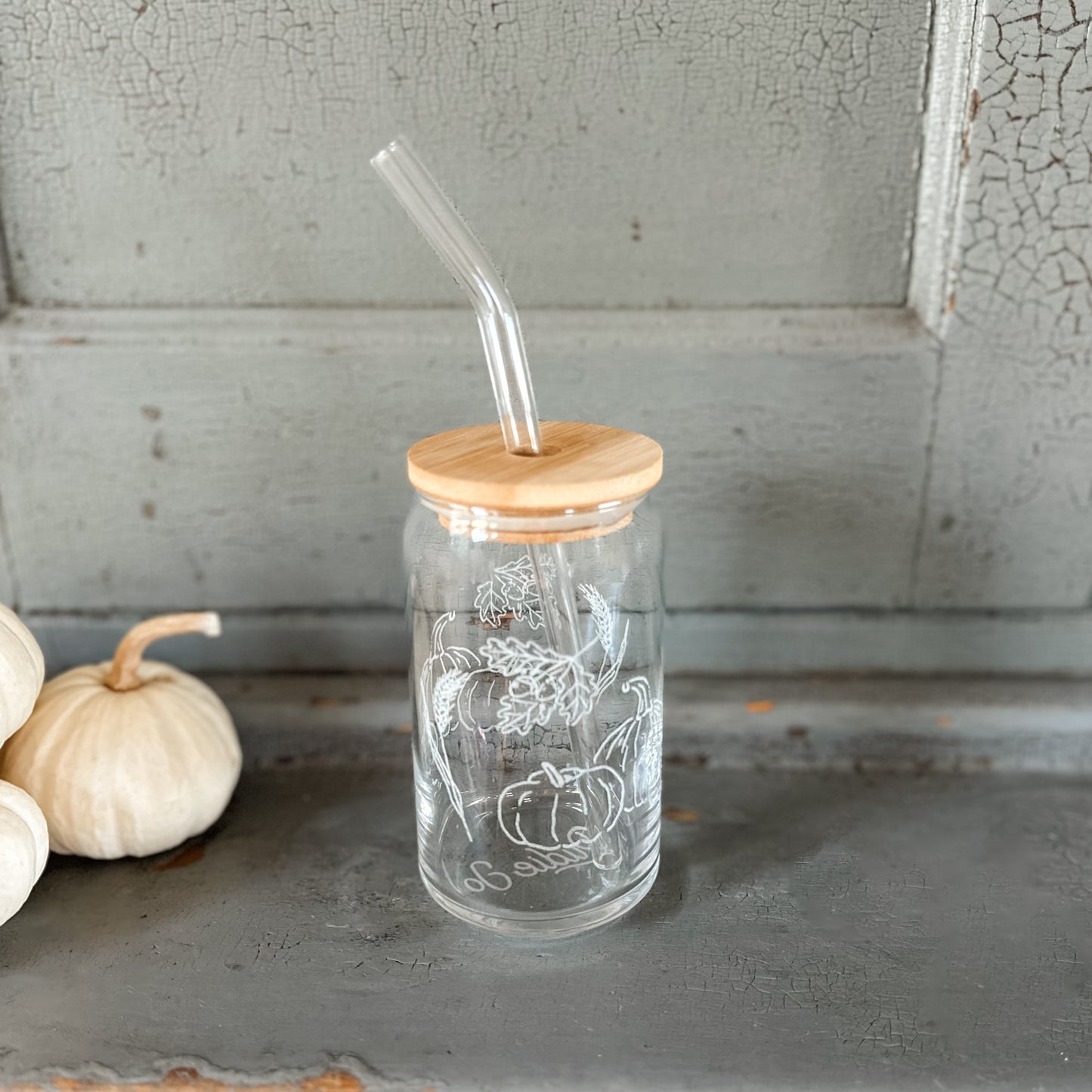 Fall Drinking Glass | 16 oz.