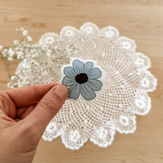 Rainbow Garden Blue Flower | Sticker