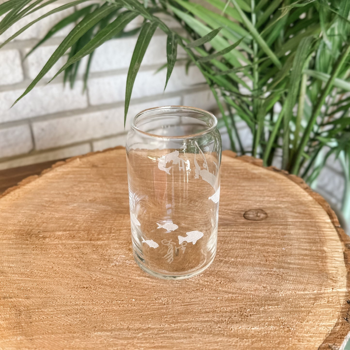 Fishing Drinking Glass | 16 oz.