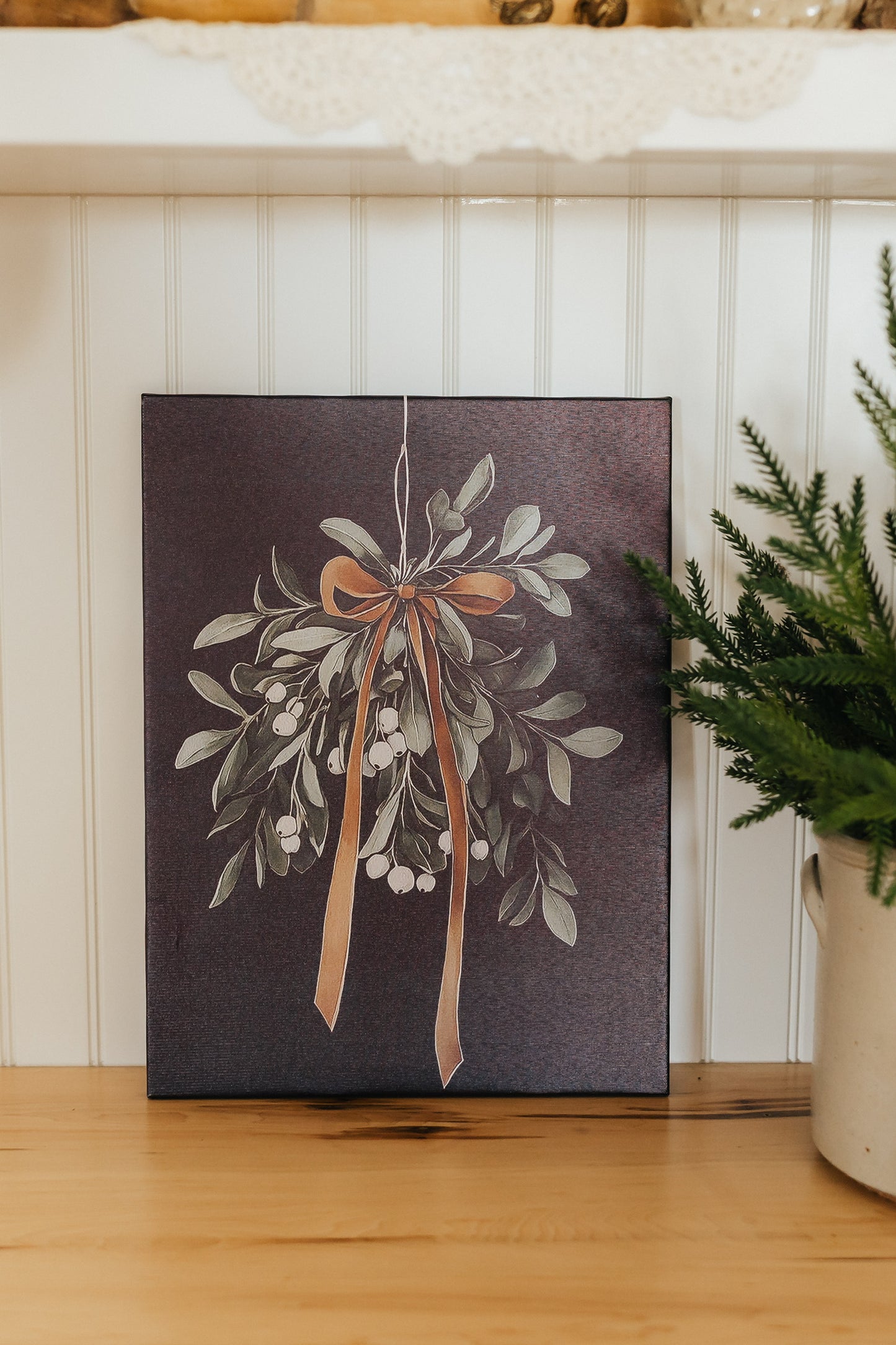 Mistletoe Canvas Picture