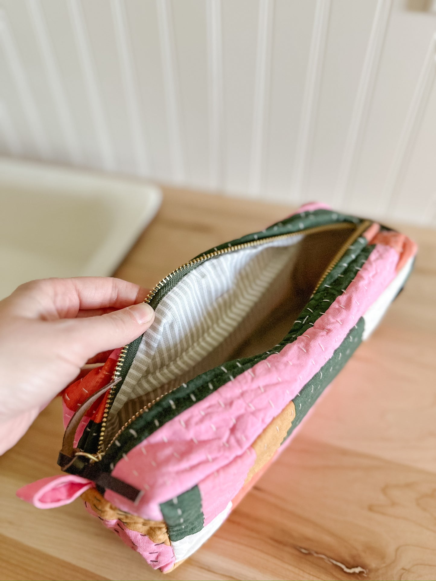 Colour Block Pouch