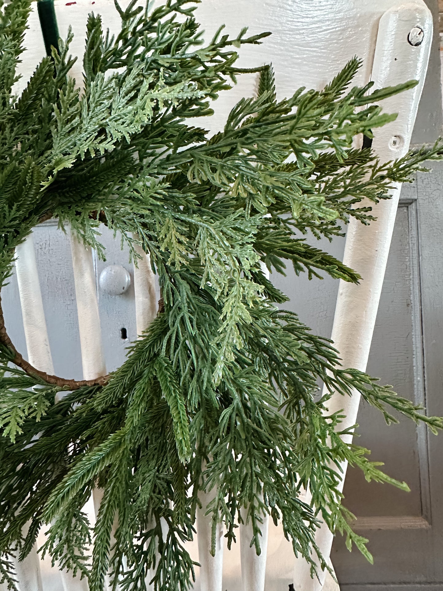 Norfolk & Cypress Real Touch Wreath | 14"