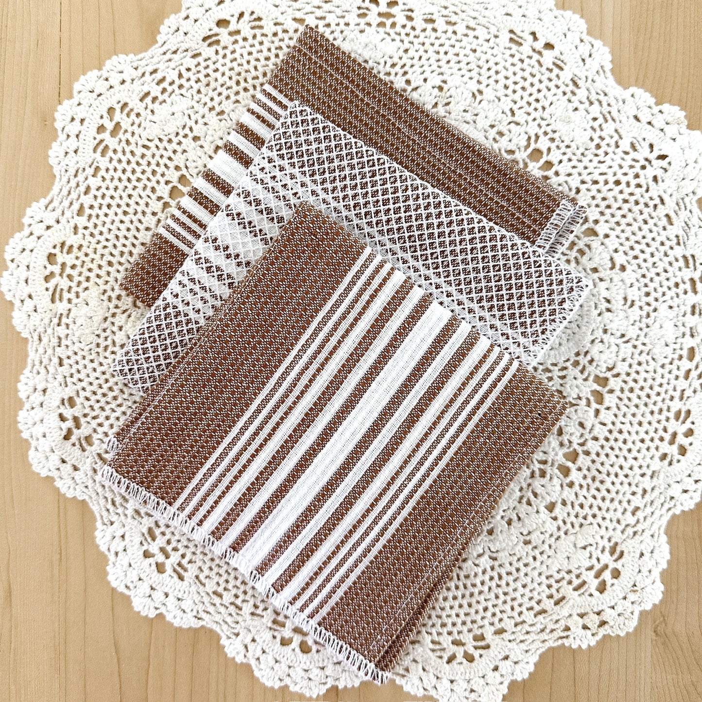 Chestnut Brown Dishcloths | Set of 3
