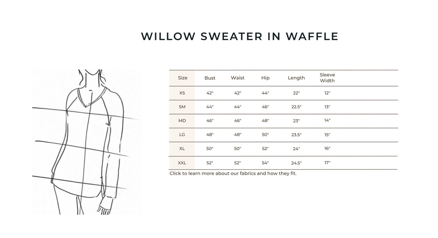 Blondie Apparel | Waffle Willow | Black