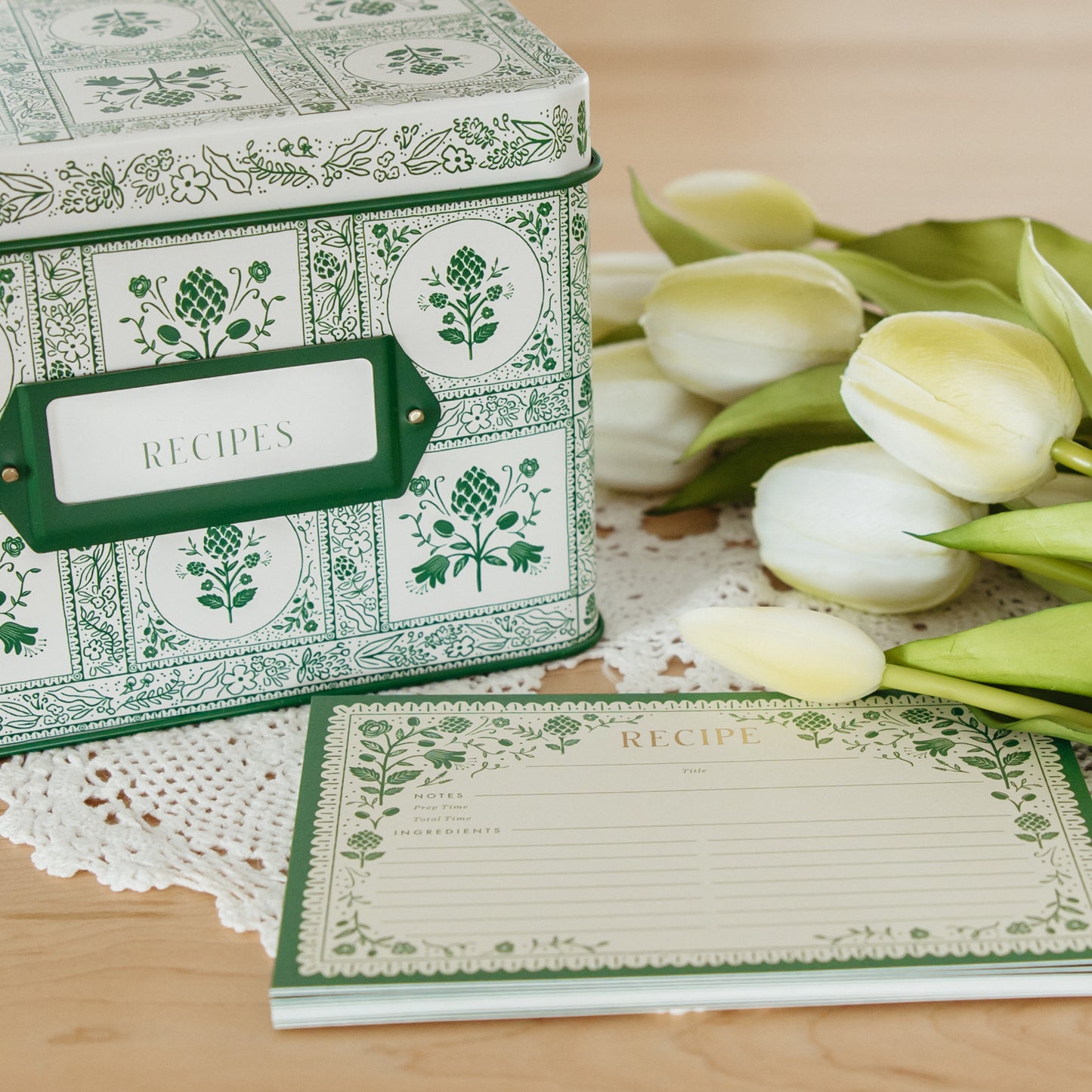 Artichoke Recipe Tin | Rifle Paper Co