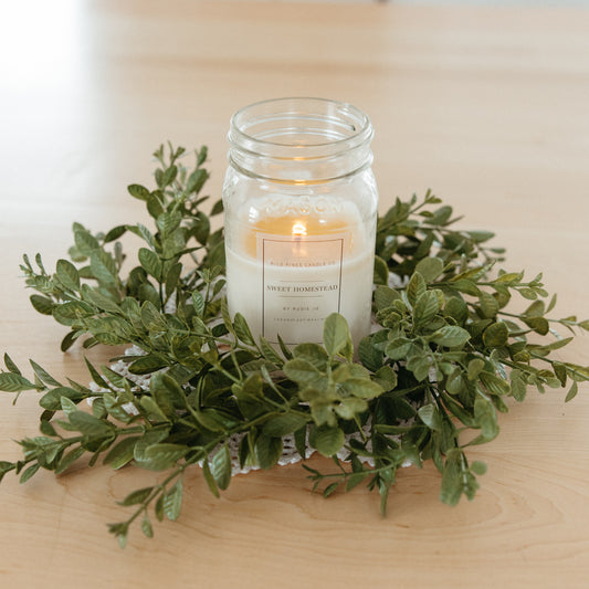 Boxwood Candle Ring