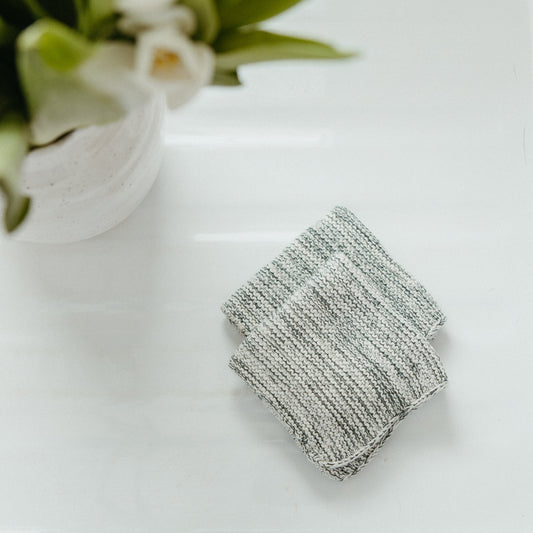 Knit Dishcloths | Jade | Set of 2