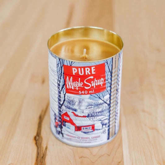 Maple Syrup Tin Candles | 16oz. | Cotton Wick