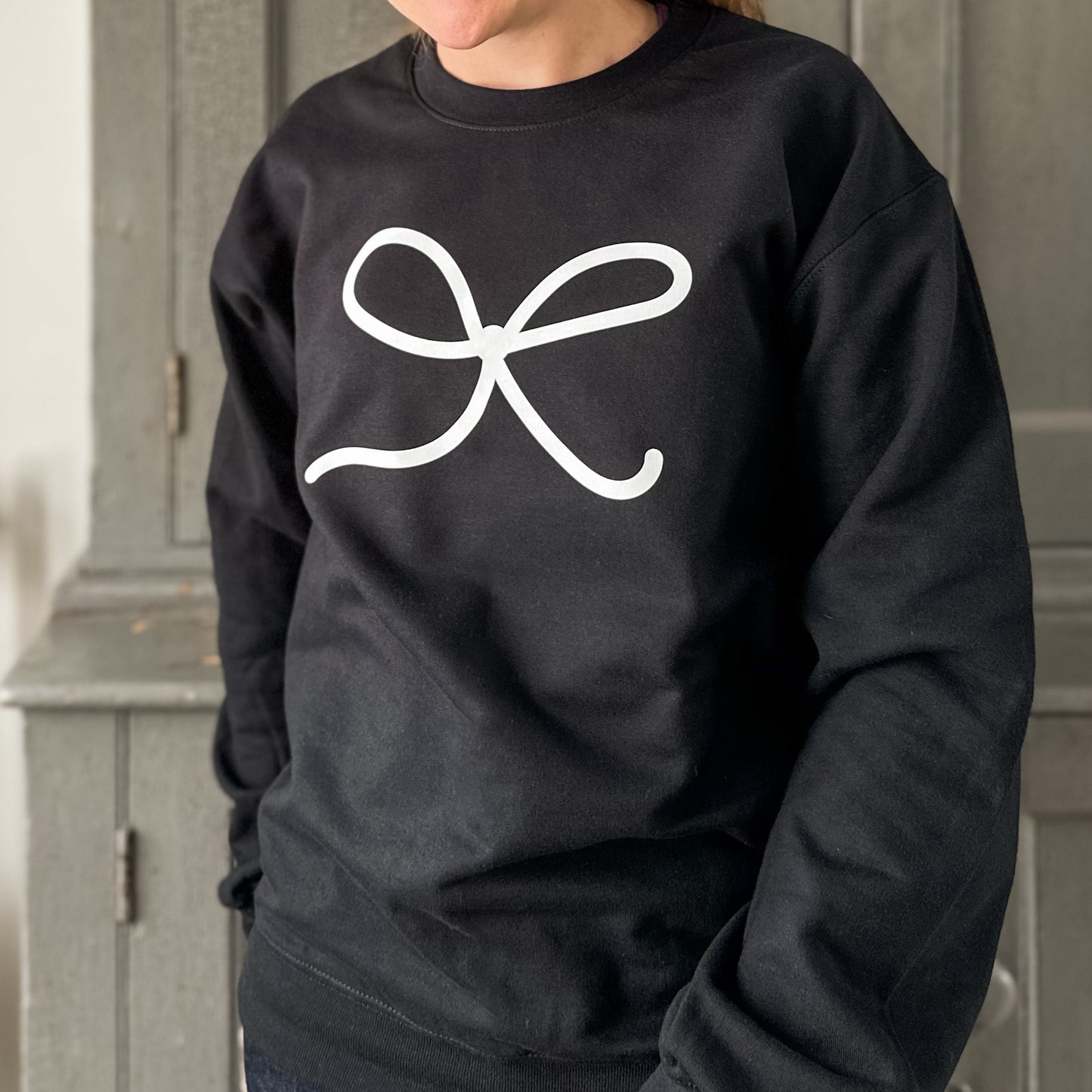 Bow Crewneck Sweater | Unisex