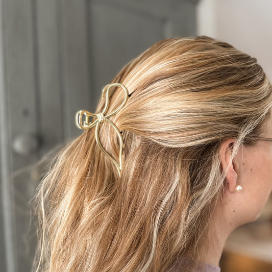 Whimsical Bow Claw Clip