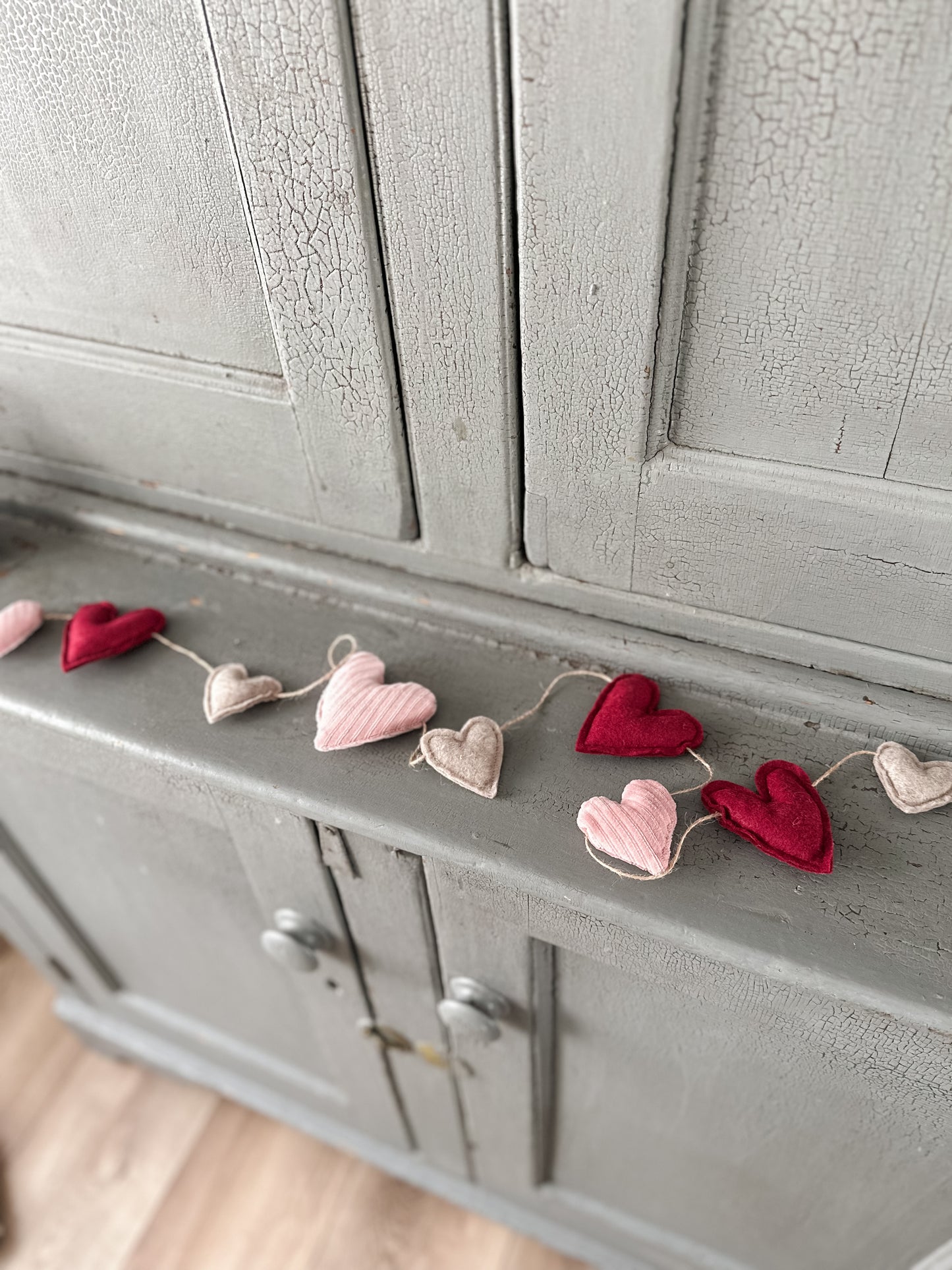 Felt Heart Garland