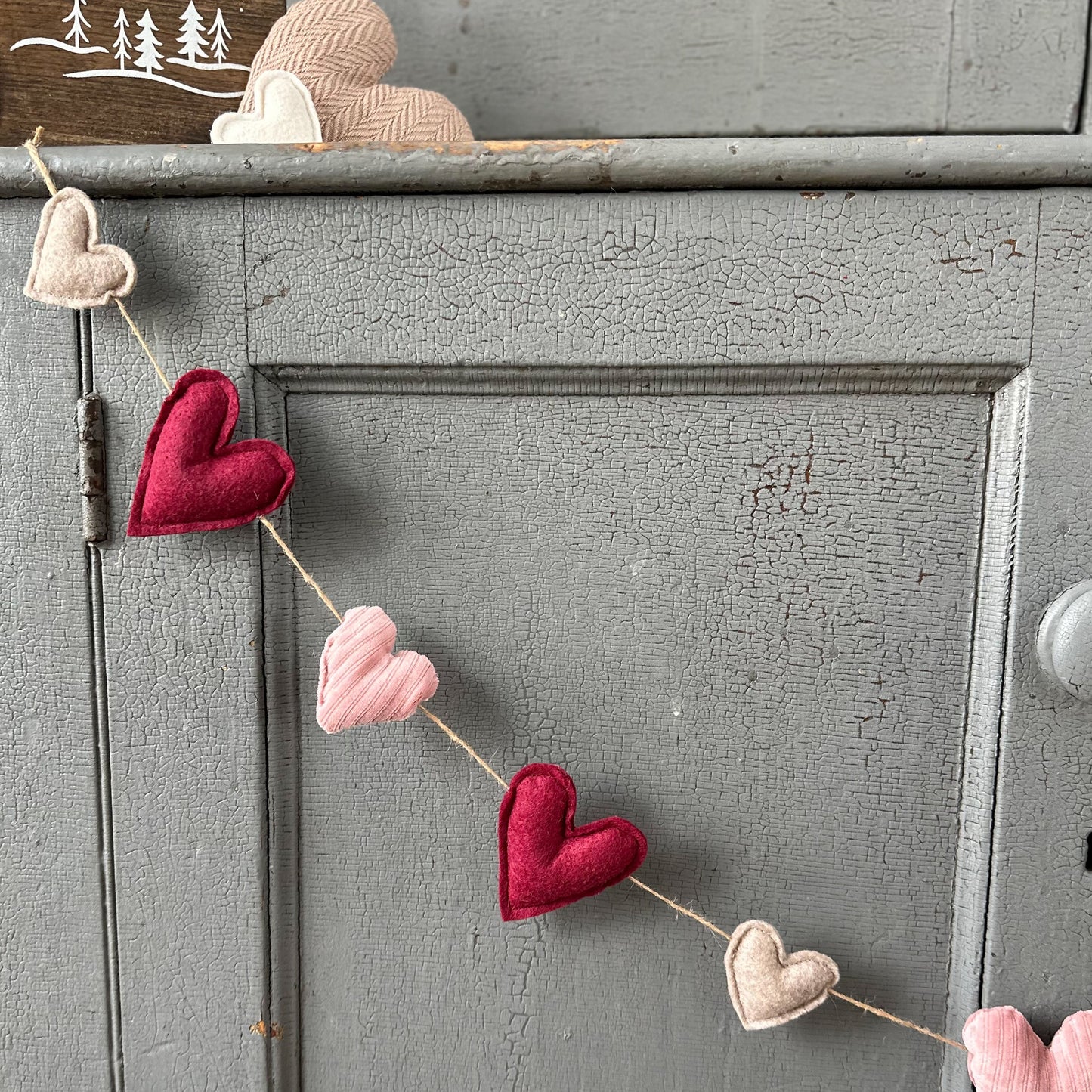 Felt Heart Garland