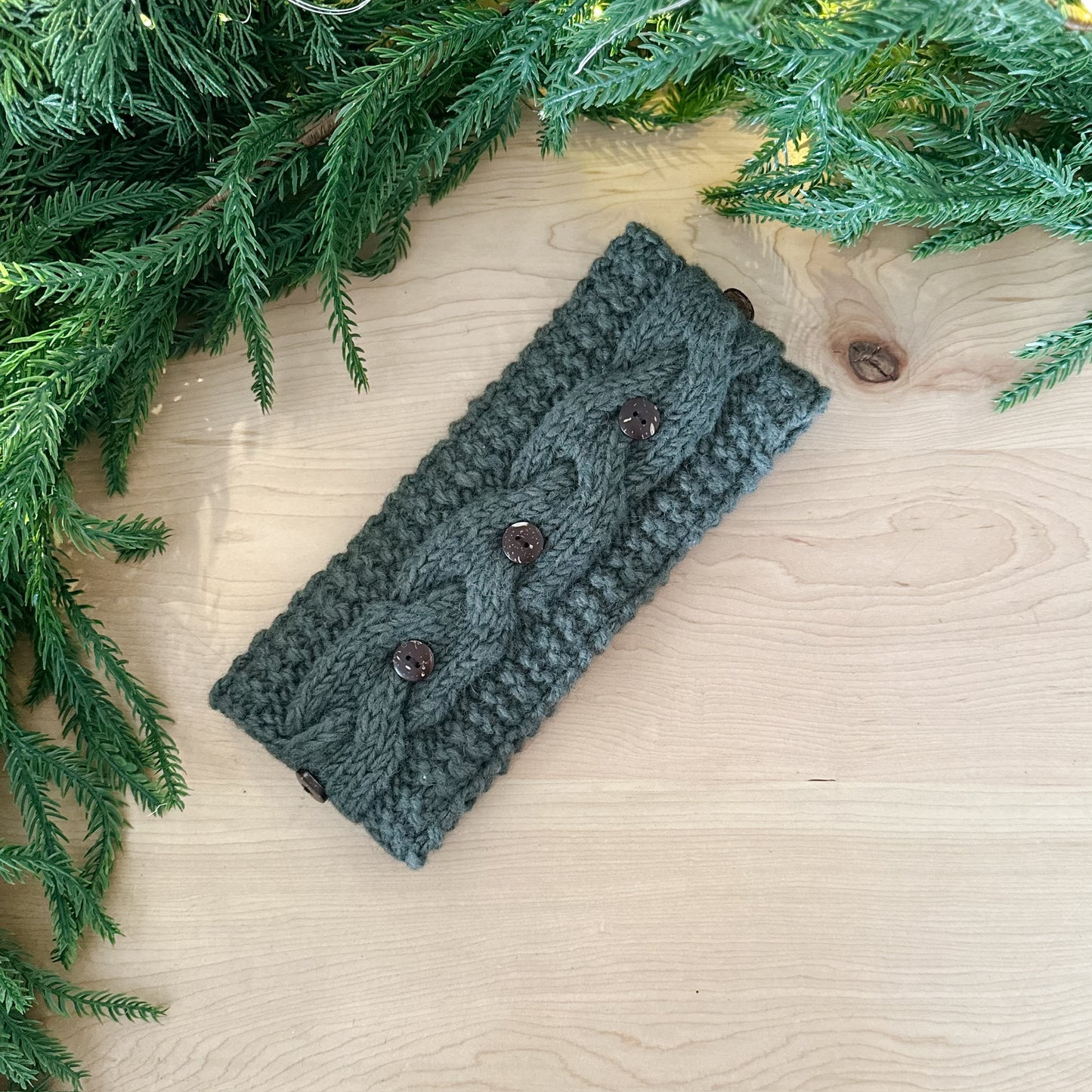 Green Cable Headband