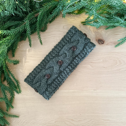 Green Cable Headband