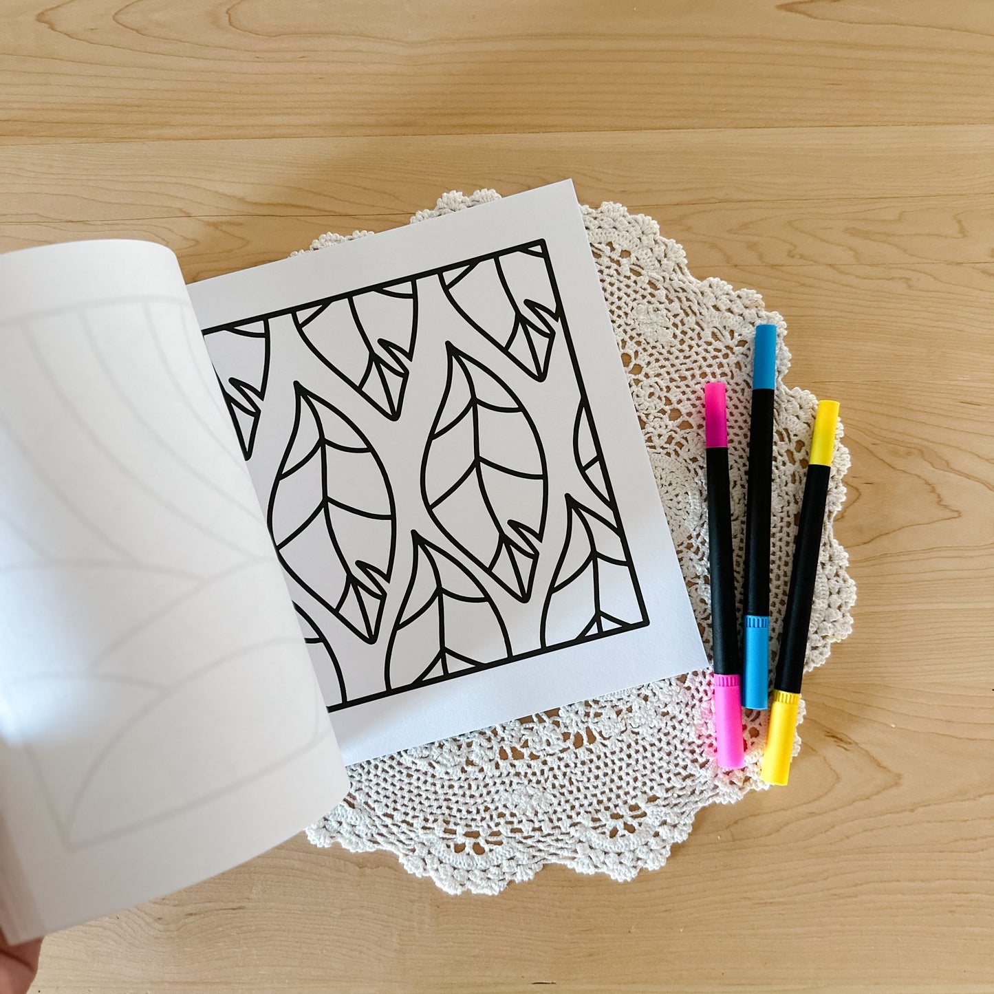 Pattern Escape Colouring Book by Oh Color Me | 8.5" x 8.5"