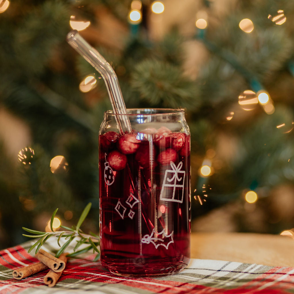 Holiday Drinking Glass | 16 oz.