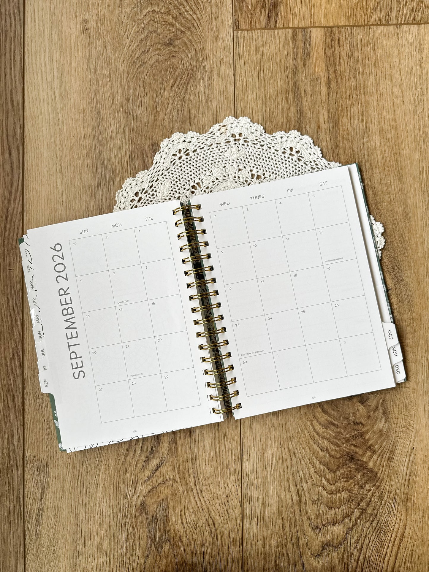 2026 Yearly Planner | Pressed Floral