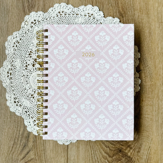 2026 Yearly Planner | Pink Trellis