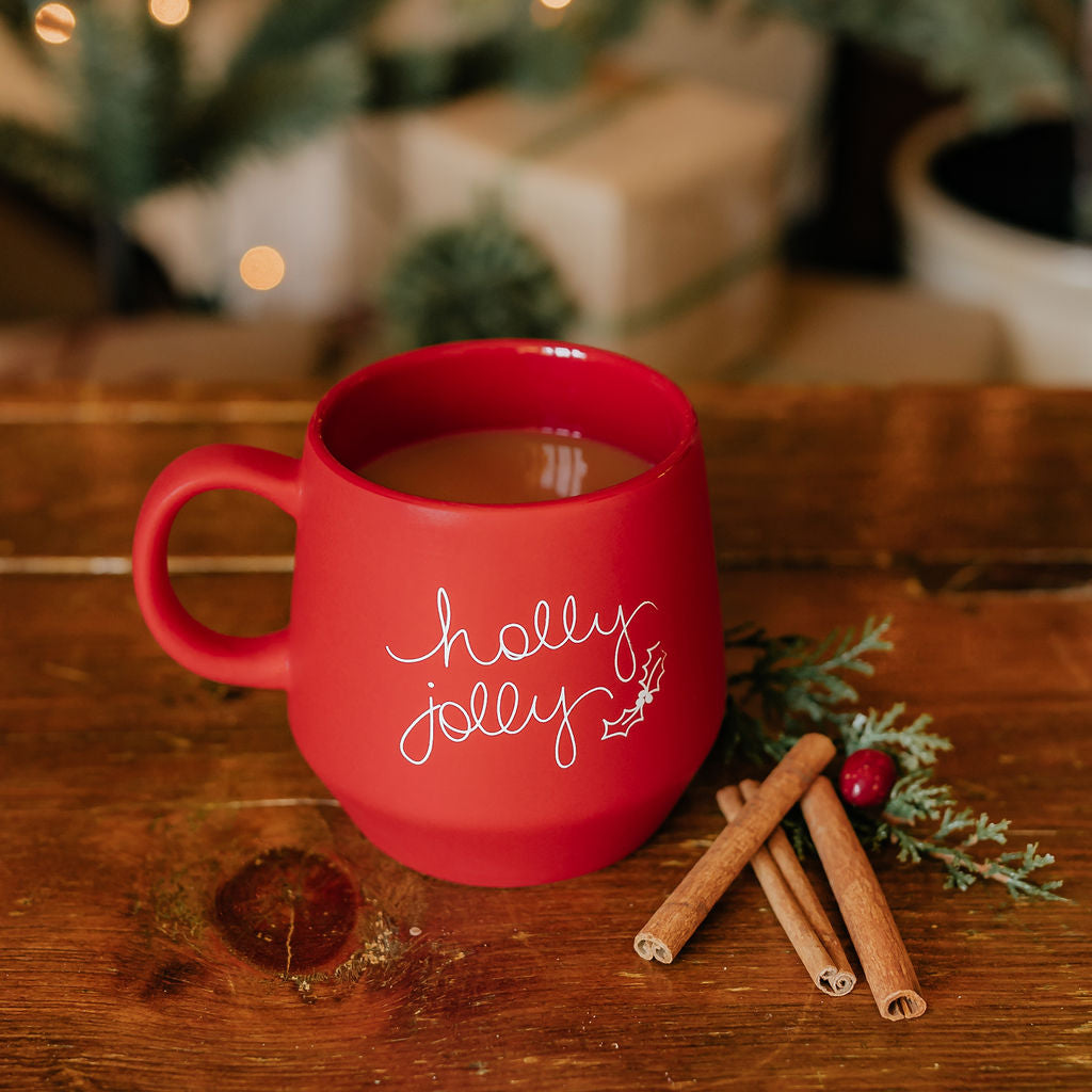 Holly Jolly Mug (16 oz)