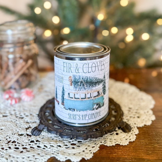 Fir and Cloves Tin Can Candle | 16 oz.