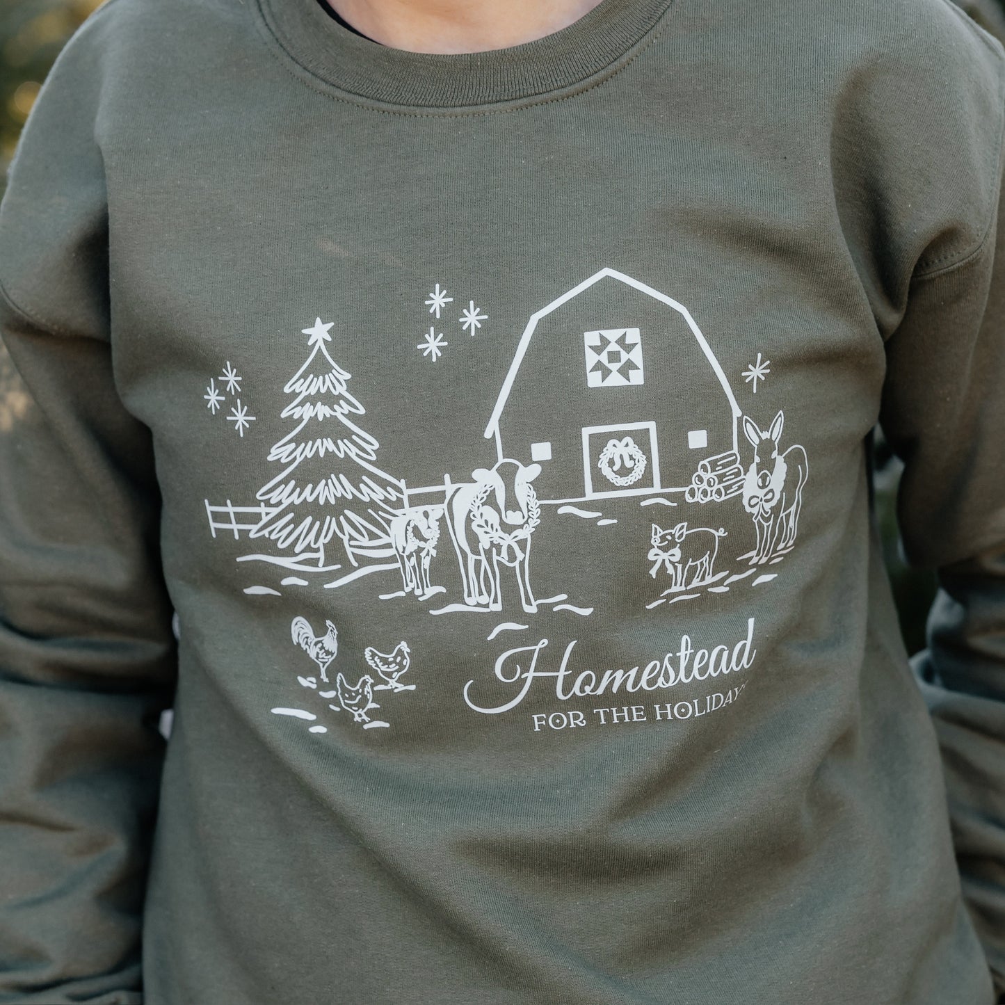 Homestead Crewneck | Frosted Pine