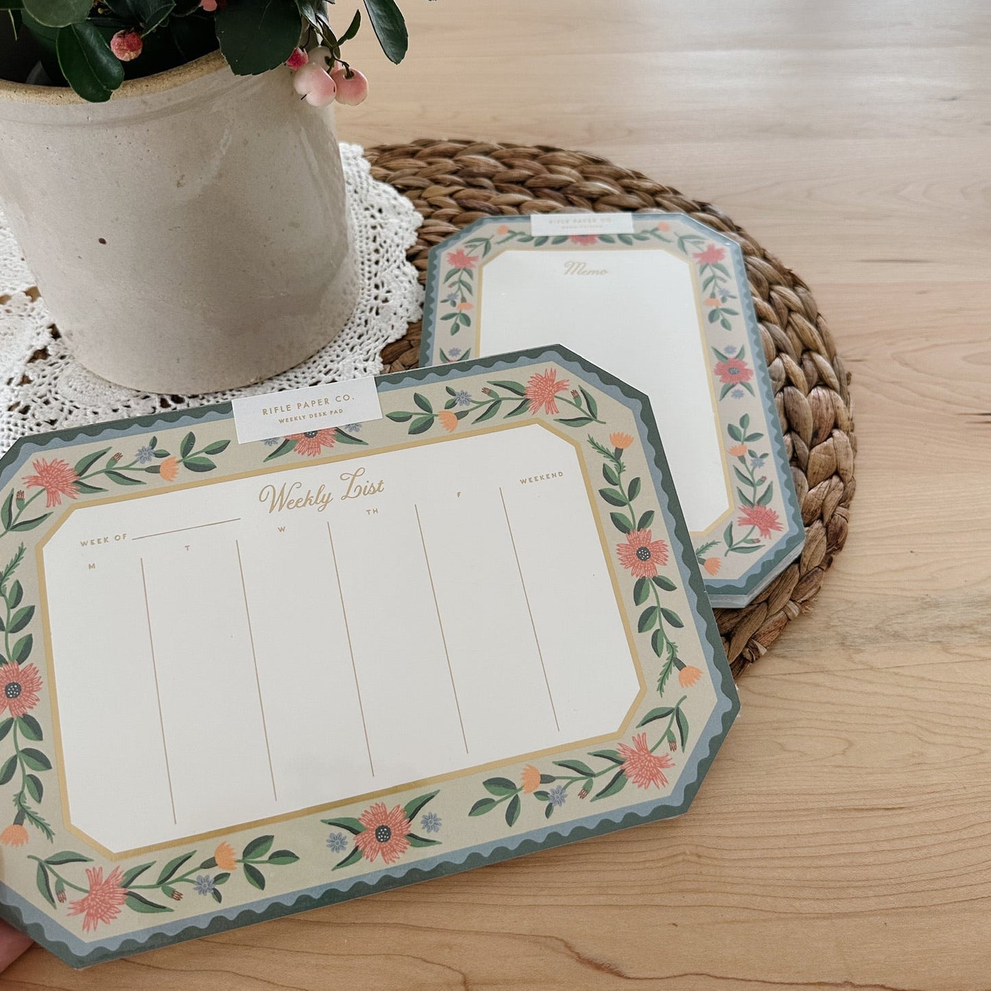 Aster Weekly Desk Pad | Rifle Paper Co