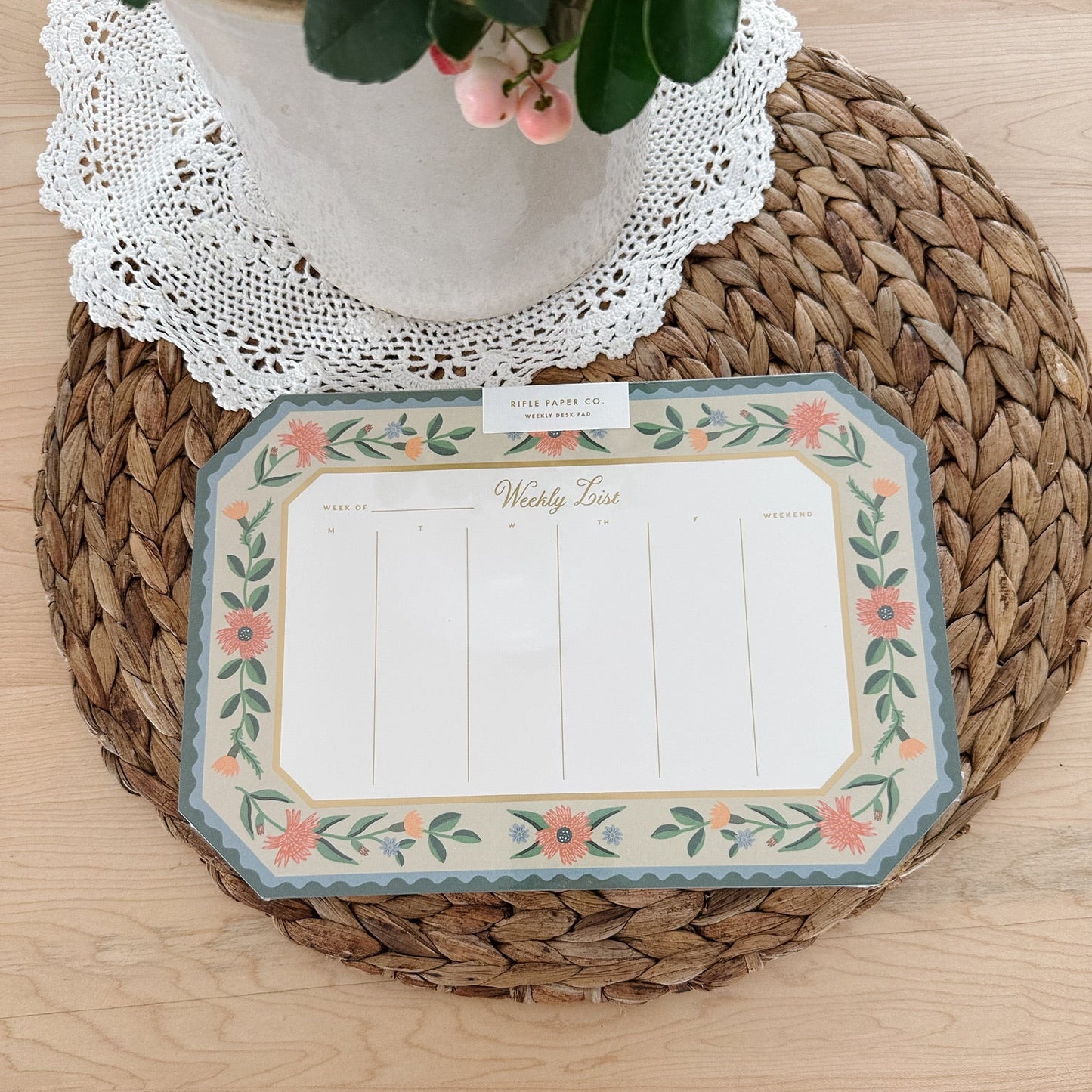 Aster Weekly Desk Pad | Rifle Paper Co