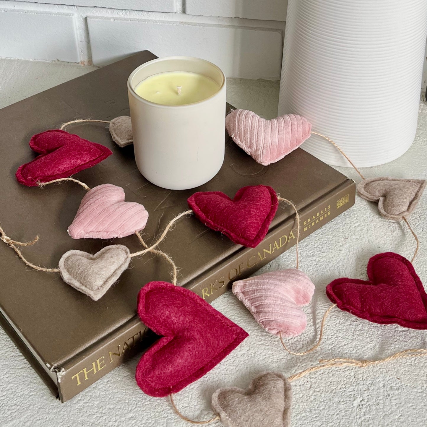 Felt Heart Garland