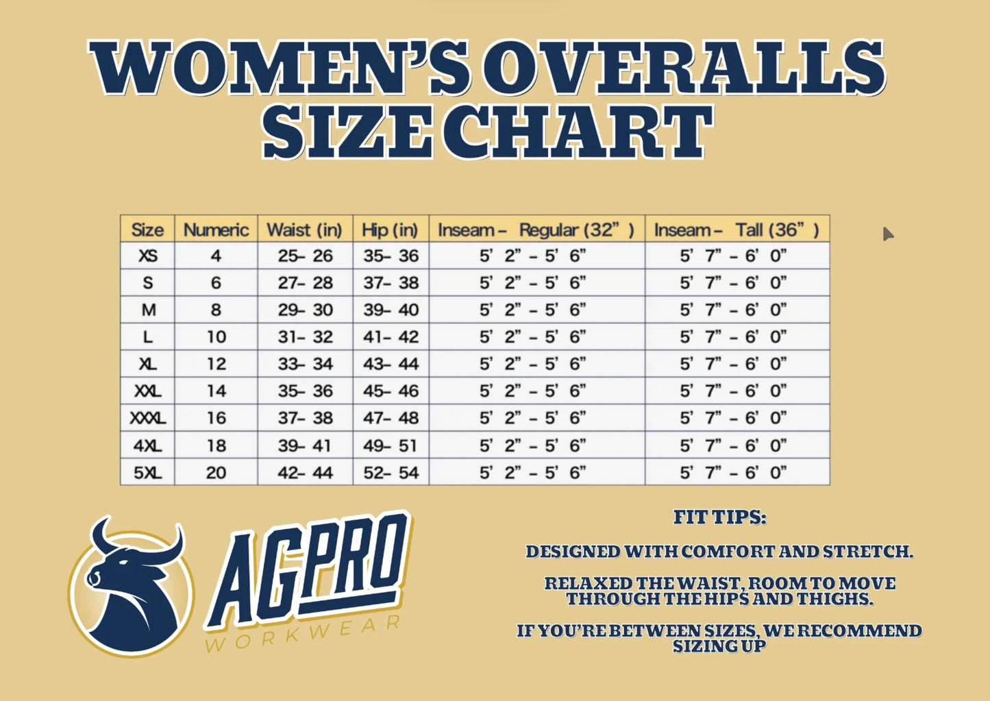 Ag Pro Workwear Women's Overalls | Bloom