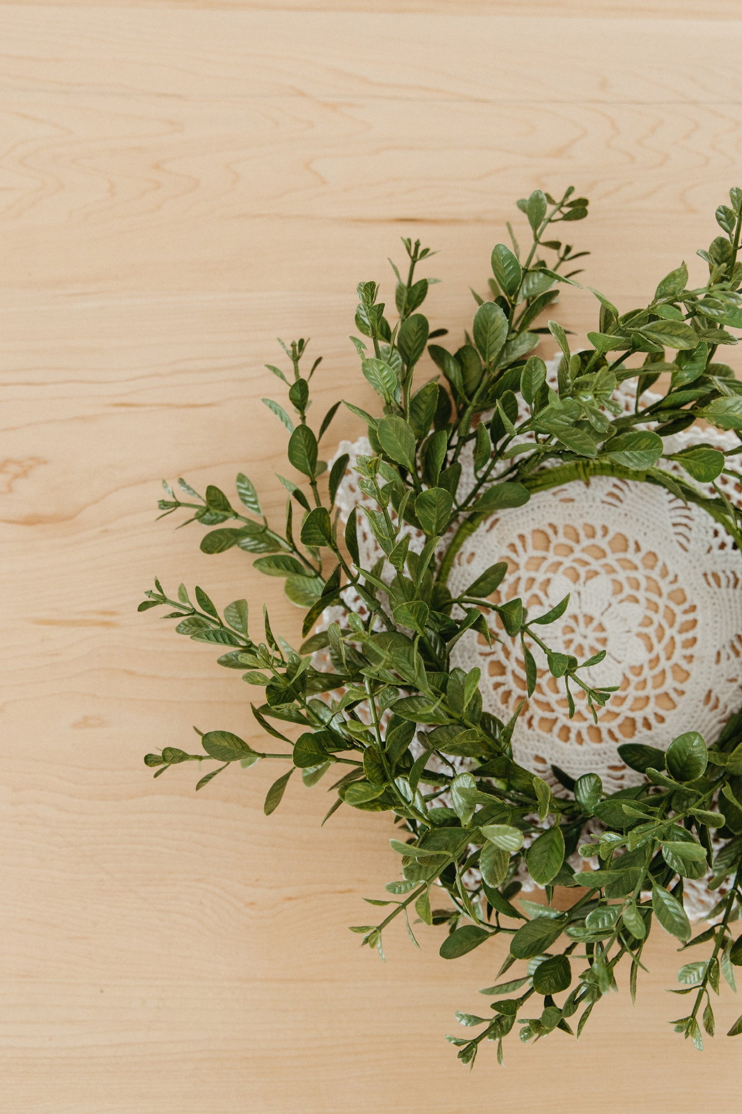 Boxwood Candle Ring