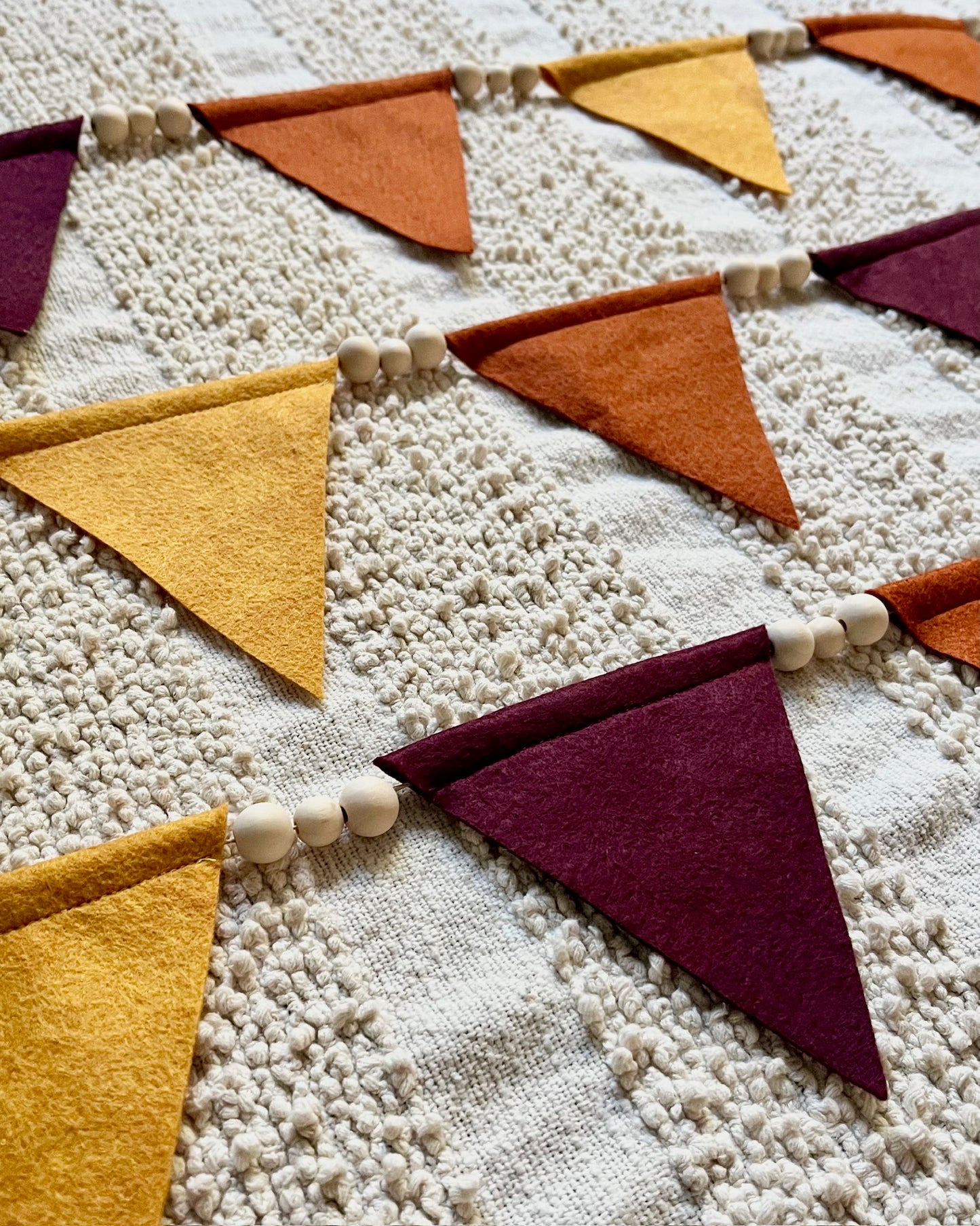Fall Felt Bunting