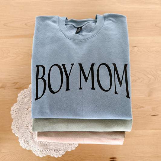 Boy Mom Crewneck Sweater