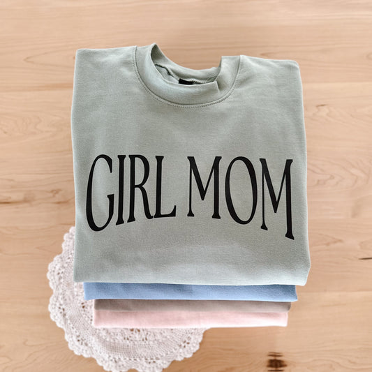 Girl Mom Crewneck Sweater