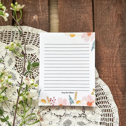 Wildflower Notepads