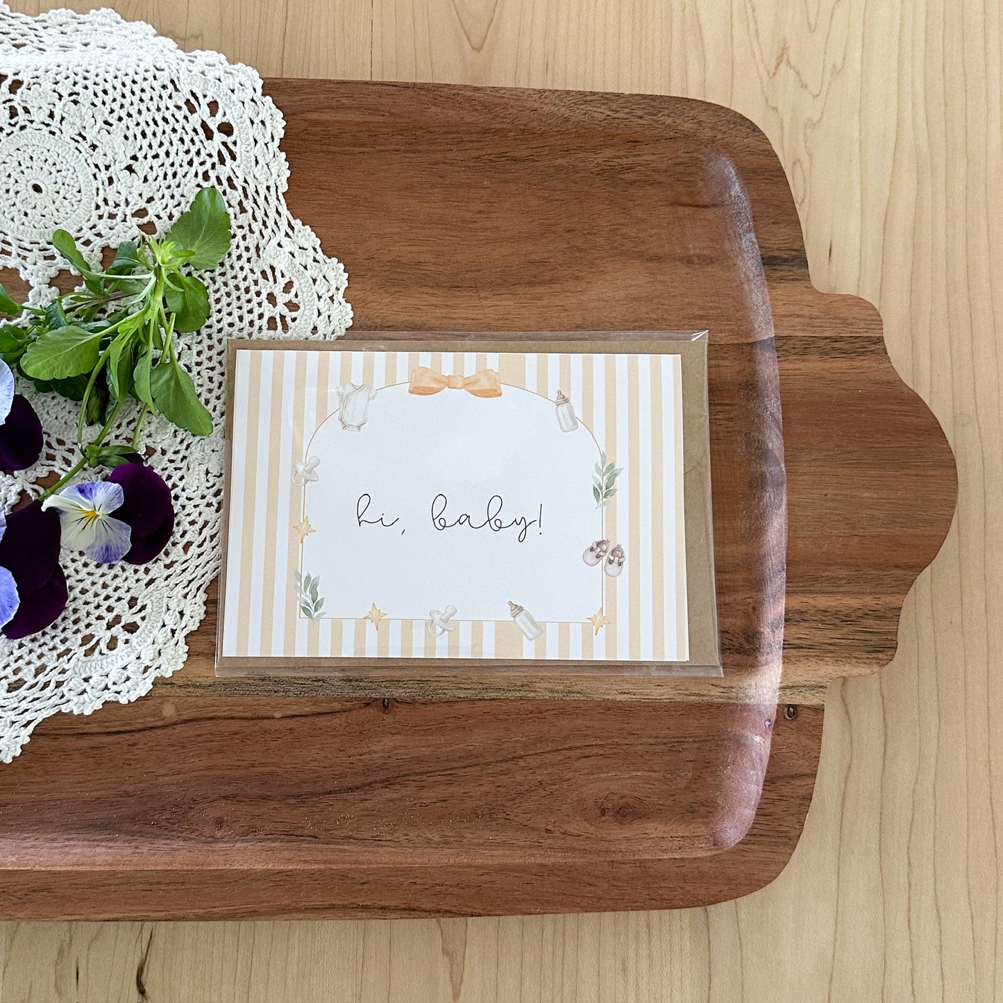 Hi Baby Card