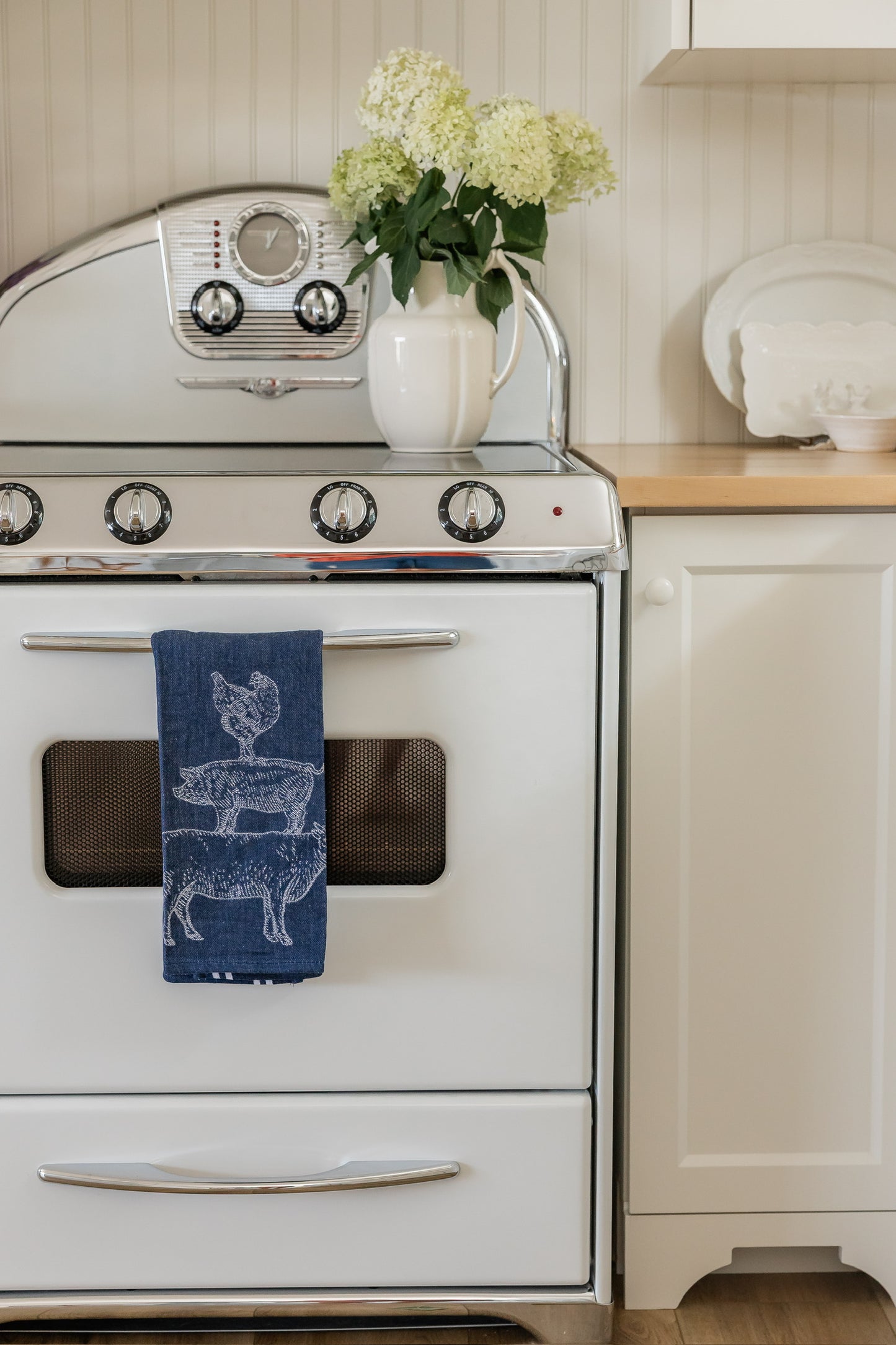 Denim Farm Animal | Dishtowel